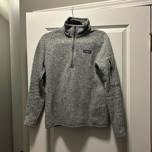 Grey Patagonia quarter zip